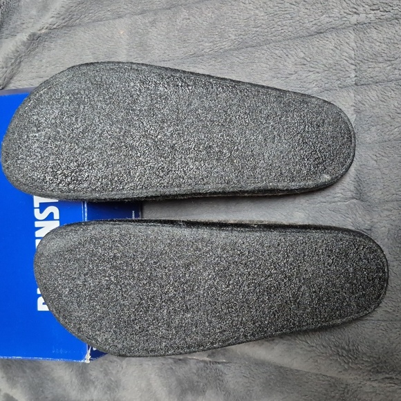 Birkenstock Zermatt Wool Felt Shearling Clogs In Toffee Melange,Size 40, NWT - Picture 14 of 17